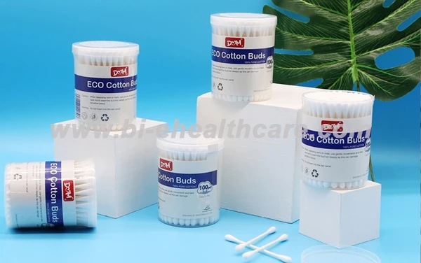 Bastoncini di plastica Cotton fioc plastica